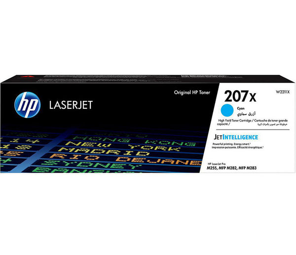 HP W2211X LASERVÄRI CYAN 207X 2,45K