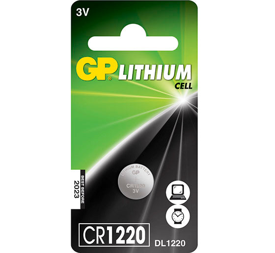 GP LITHIUM CR1220 NAPPIPARISTO