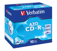 VERBATIM CD-R 700MB 52X JC [10KPL/Erä]