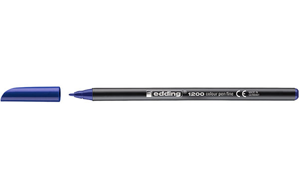 EDDING 1200 COLOR PEN 1MM SININEN [10KPL/Erä]