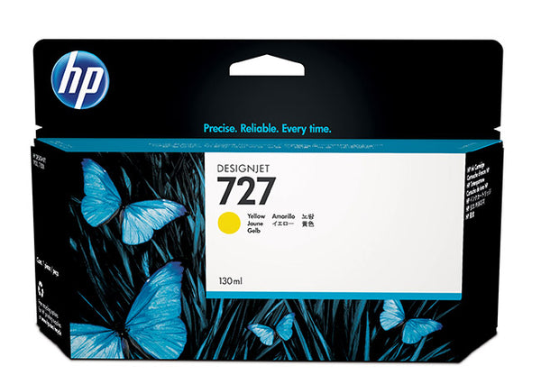 HP B3P21A INK CARTR. #727 YELLOW 130ML