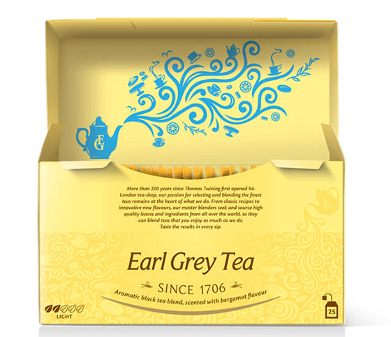 TWININGS EARL GREY TEA PUSSITEE /25