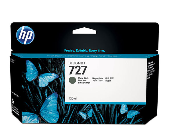 HP B3P22A INK CART MATT BLACK #727 130ML