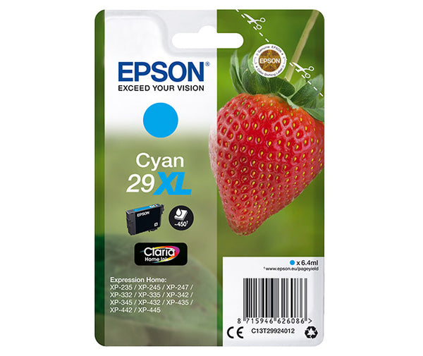 EPSON C13T29924012 INK CYAN 29XL 6,4ML
