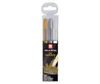 SAKURA GELLY ROLL METALLIC GO/SI/WH /3